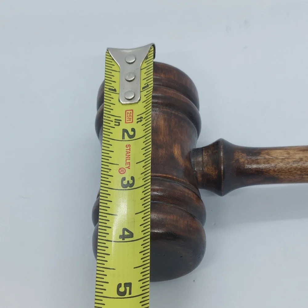 Unbranded wooden gavel